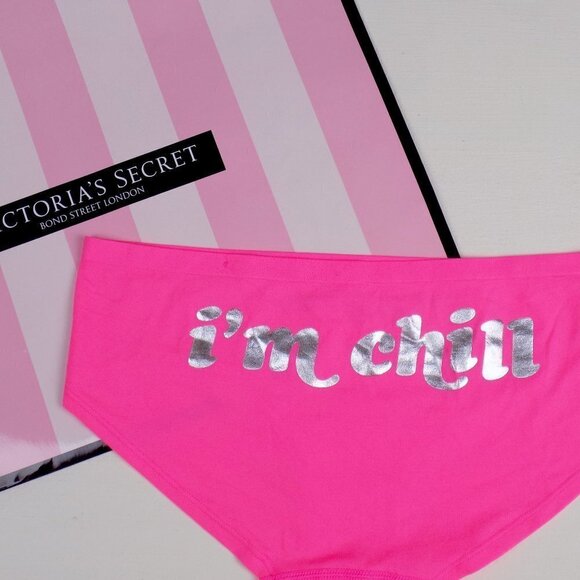 nwt VS PINK im chill metallic hip hugger brief - Picture 1 of 4